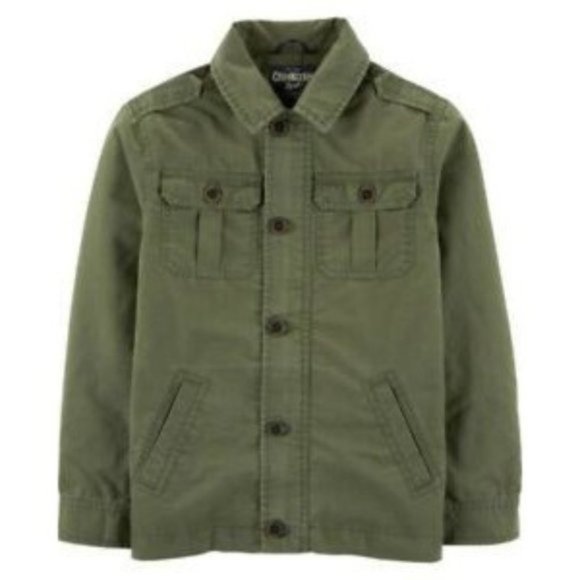 OSHKOSH Bgosh Other - OSHKOSH Bgosh Big Boys Cargo Green Jacket Size 14 EUC